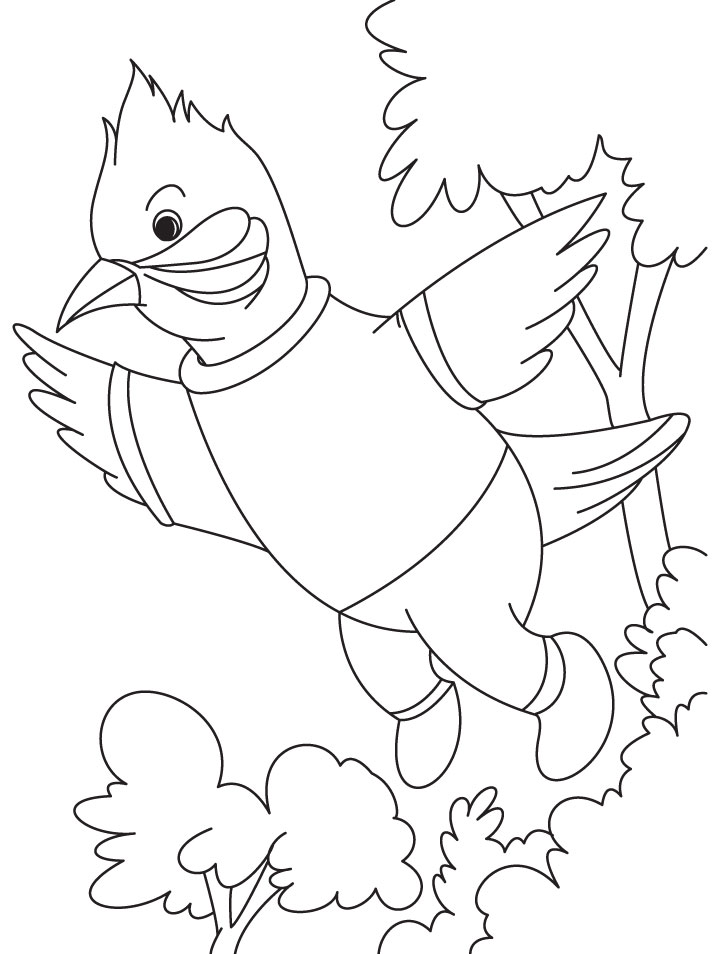 A singing nightingale bird coloring page download free a singing nightingale bird coloring page for kids best coloring pages