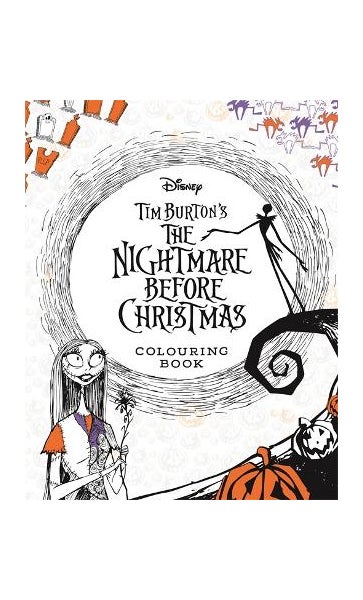 Disney tim burtons the nightmare before christmas louring book by walt disney paper plus