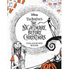 Paperback disney tim burtons the nightmare before christmas colouring book