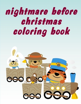 Nightmare before christmas coloring book christmas coloring pages for children ages