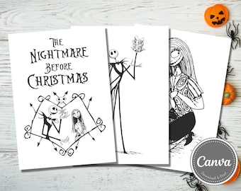 Nightmare before christmas the coloring book