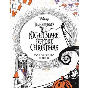 Disney tim burtons the nightmare before christmas louring book by walt disney paper plus