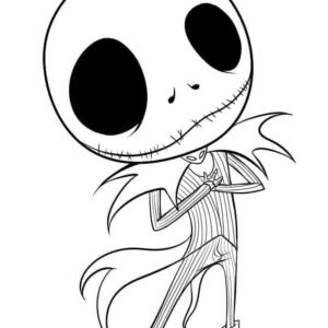 Nightmare before christmas coloring pages printable for free download