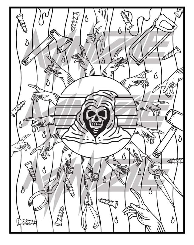 Free halloween coloring page pdf downloads rhalloween