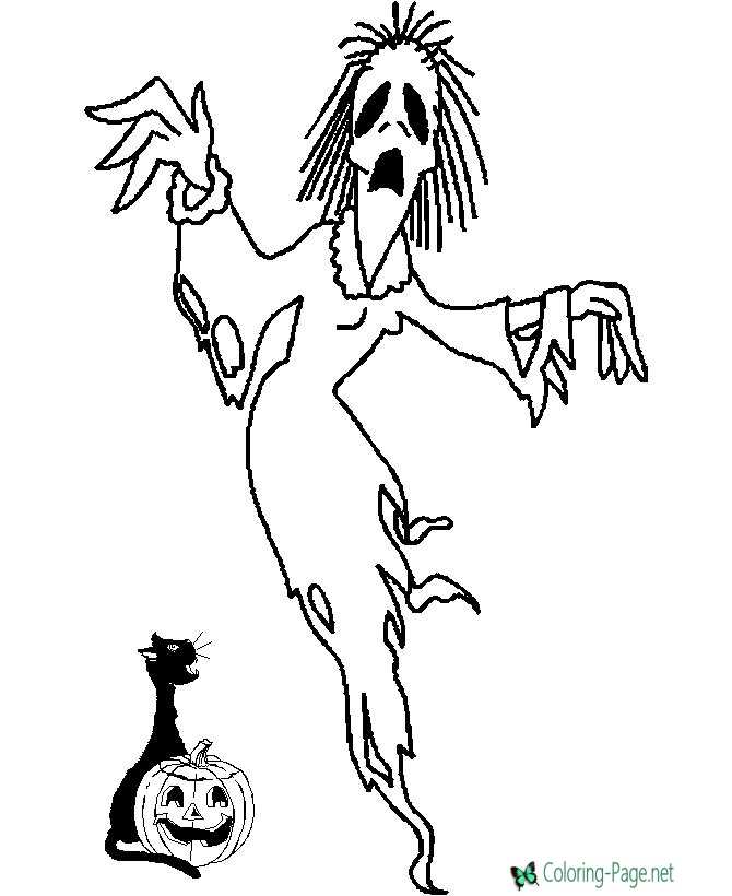 Halloween coloring pages