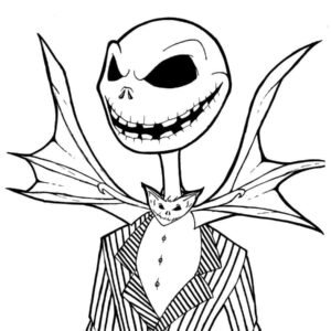 Nightmare before christmas coloring pages printable for free download