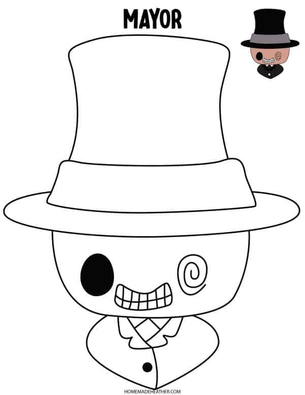 Jack skellington coloring pages homemade heather