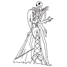 Top nightmare before christmas coloring pages