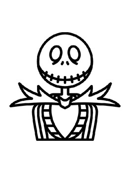 Jack skellington template jack skellington coloring nightmare before christmas