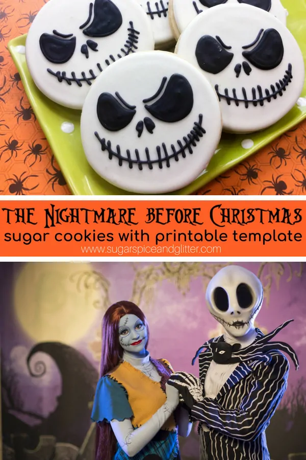 Jack skellington sugar cookies â sugar spice and glitter