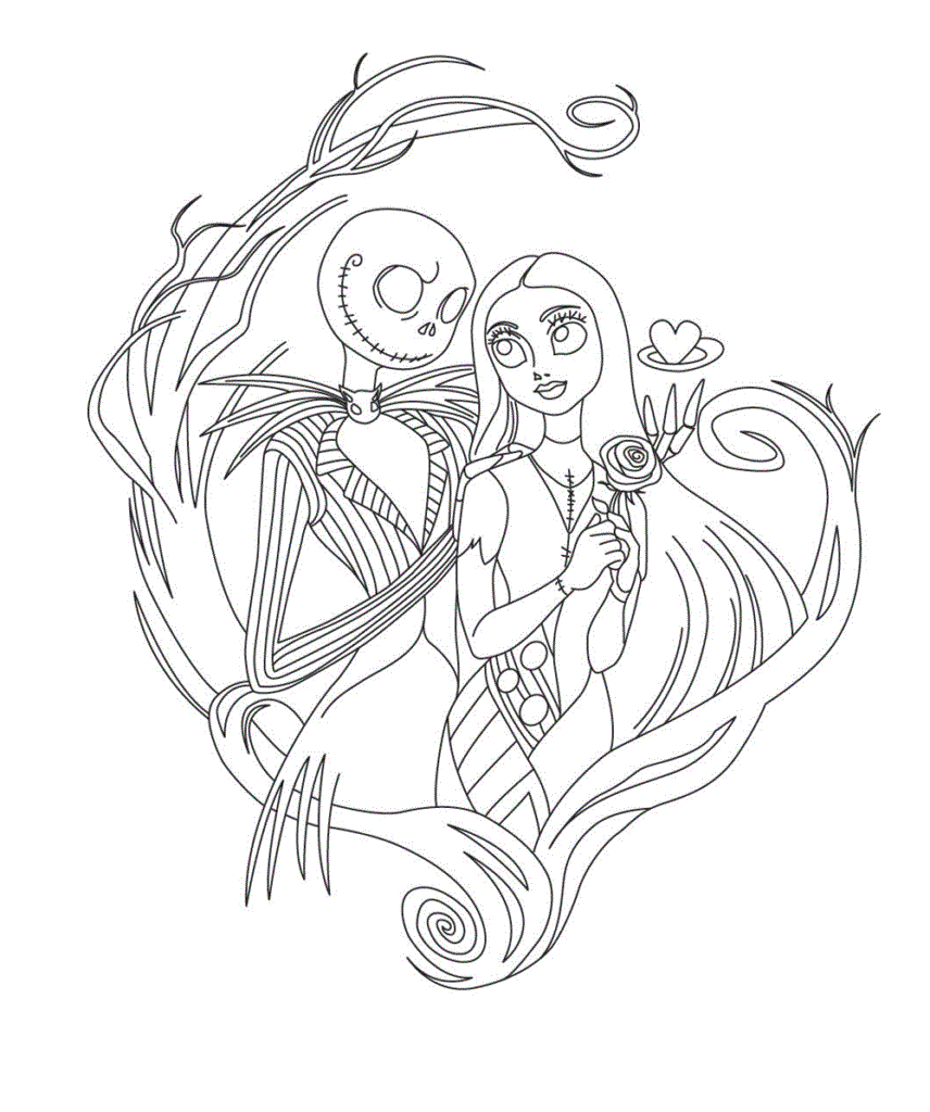 Jack and sally printable