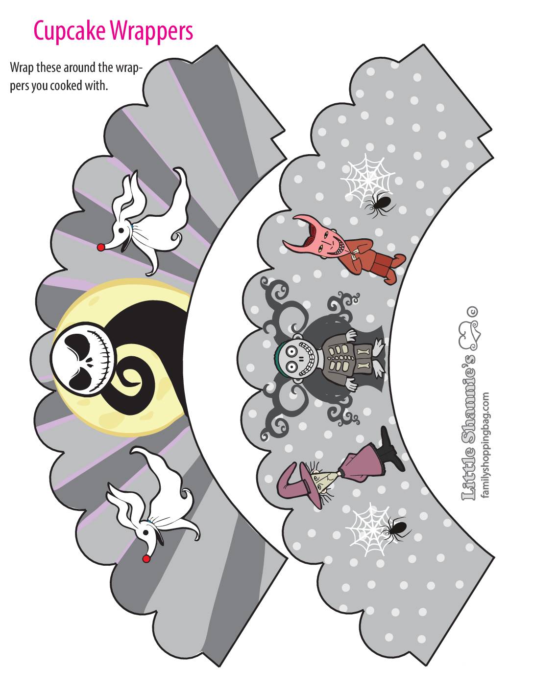 Free printable nightmare before christmas the coloring pages and more lil shannie