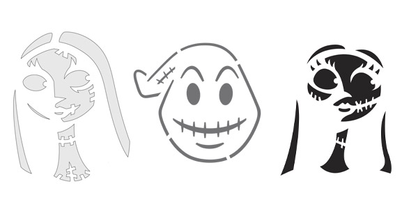 Halloween stencils printable disney stencils for pumpkins