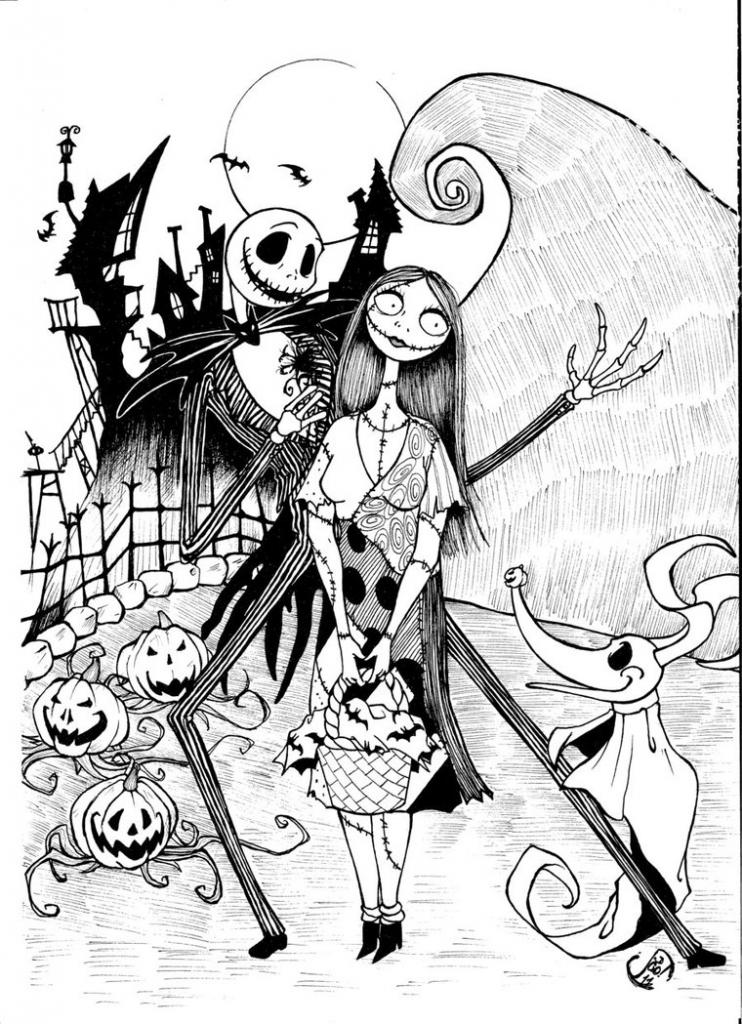 Free nightmare before christmas coloring pages printable download free nightmare before christmas coloring pages printable png images free cliparts on clipart library