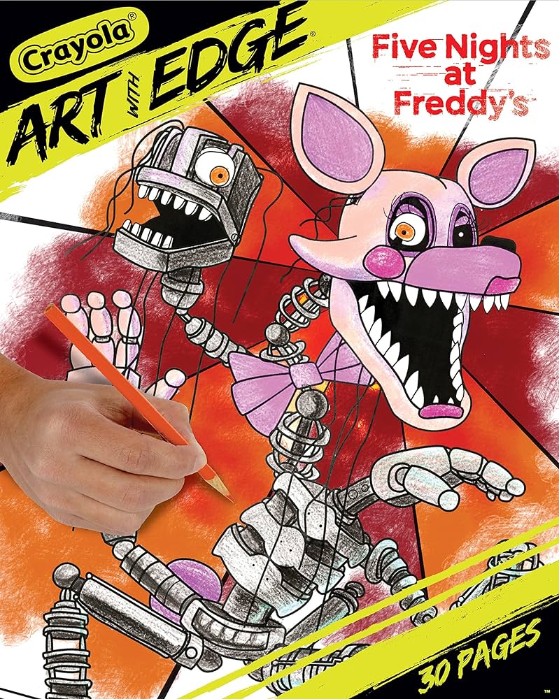 Crayola five nights at freddys coloring pages adult coloring count toys