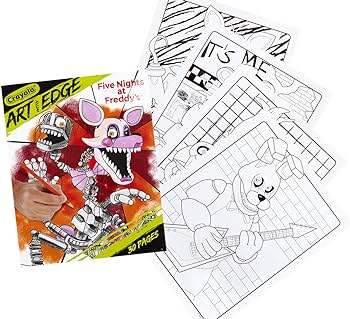 Crayola five nights at freddys coloring pages adult coloring count toys