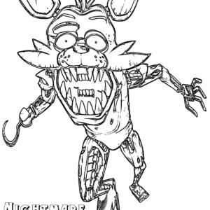 Five nights at freddys fnaf coloring pages printable for free download