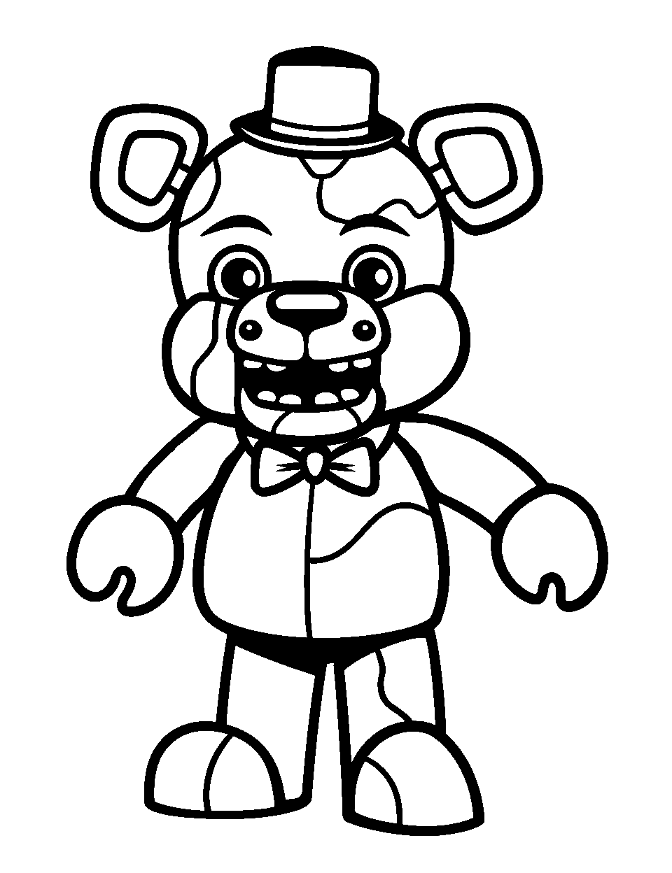 Five nights at freddys coloring pages free printables