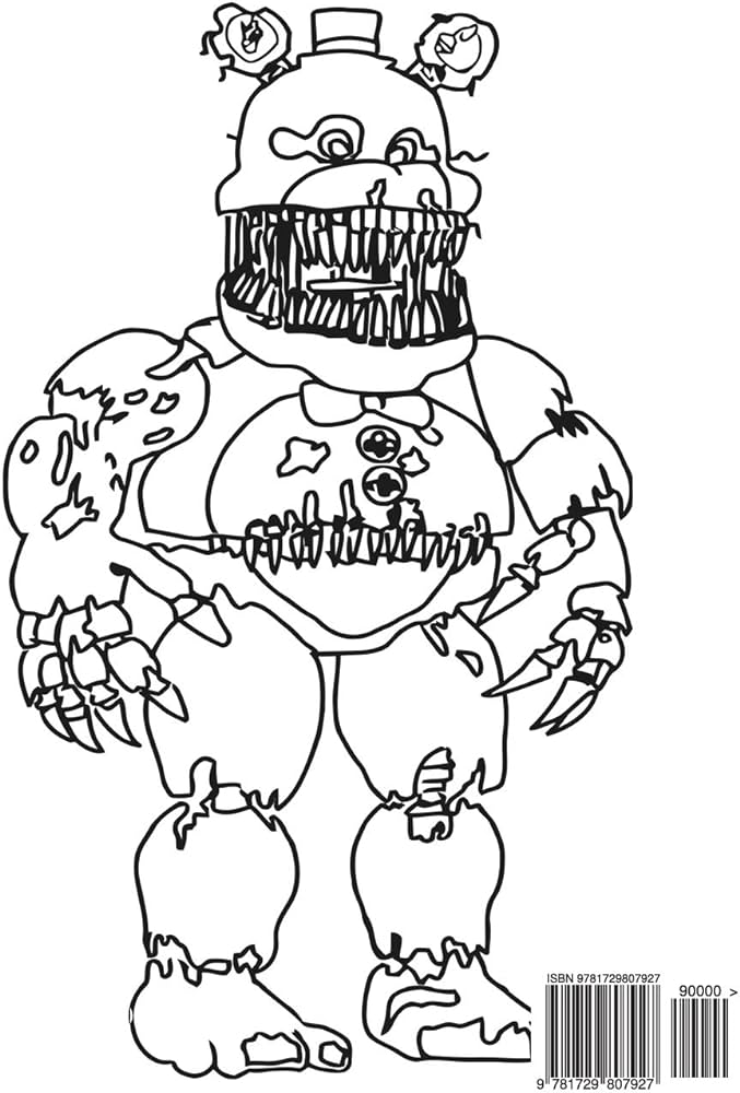 Five nights at freddys coloring book coloring book for kids and adults activity book with fun easy and relaxing coloring pages books