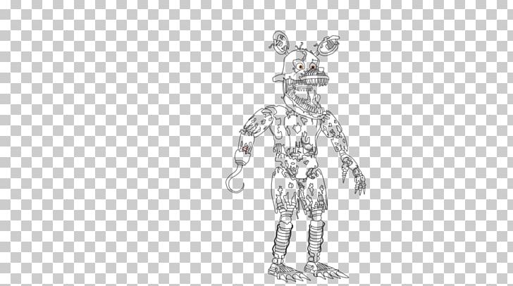 Five nights at freddys drawing nightmare coloring book png clipart artwork black and white body