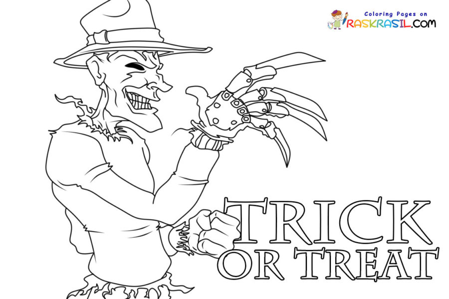 Freddy krueger coloring pages