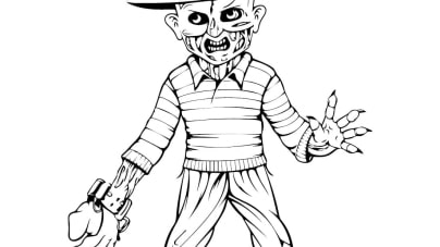 Freddy krueger coloring pages to download online