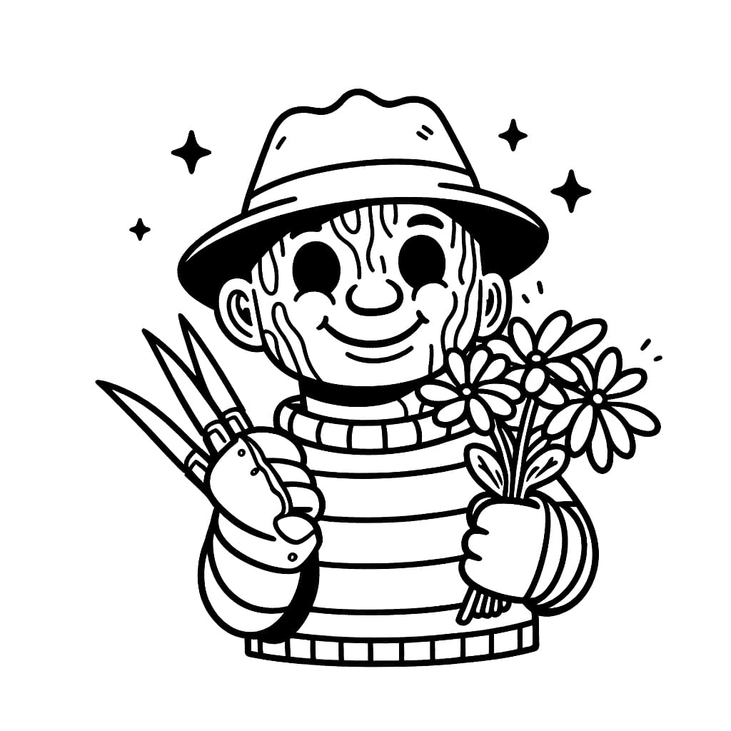 Freddy krueger coloring pages