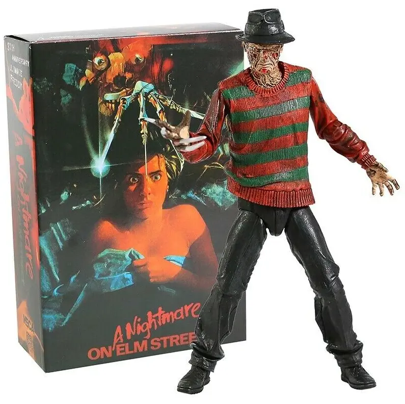 Neca a nightmare on elm street freddy krueger horror action figure model toy