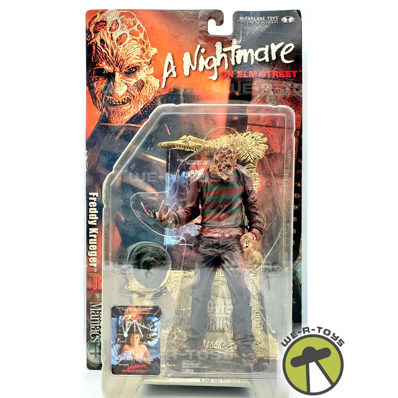 A nightmare on elm street freddy krueger movie maniacs series figure nrfb