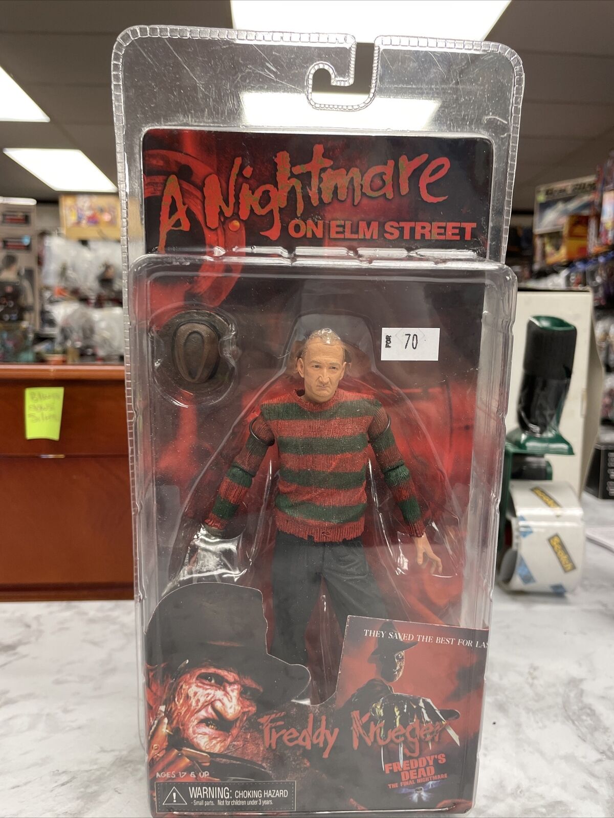 Nightmare on elm street springwood slasher freddy action figure neca in for sale online