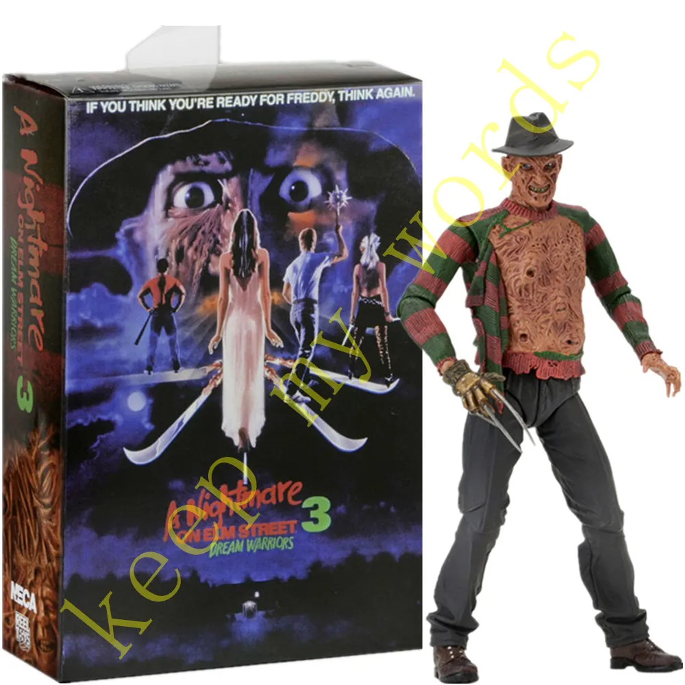 Neca a nightmare on elm street freddy horror movie cm pvc action figure toy