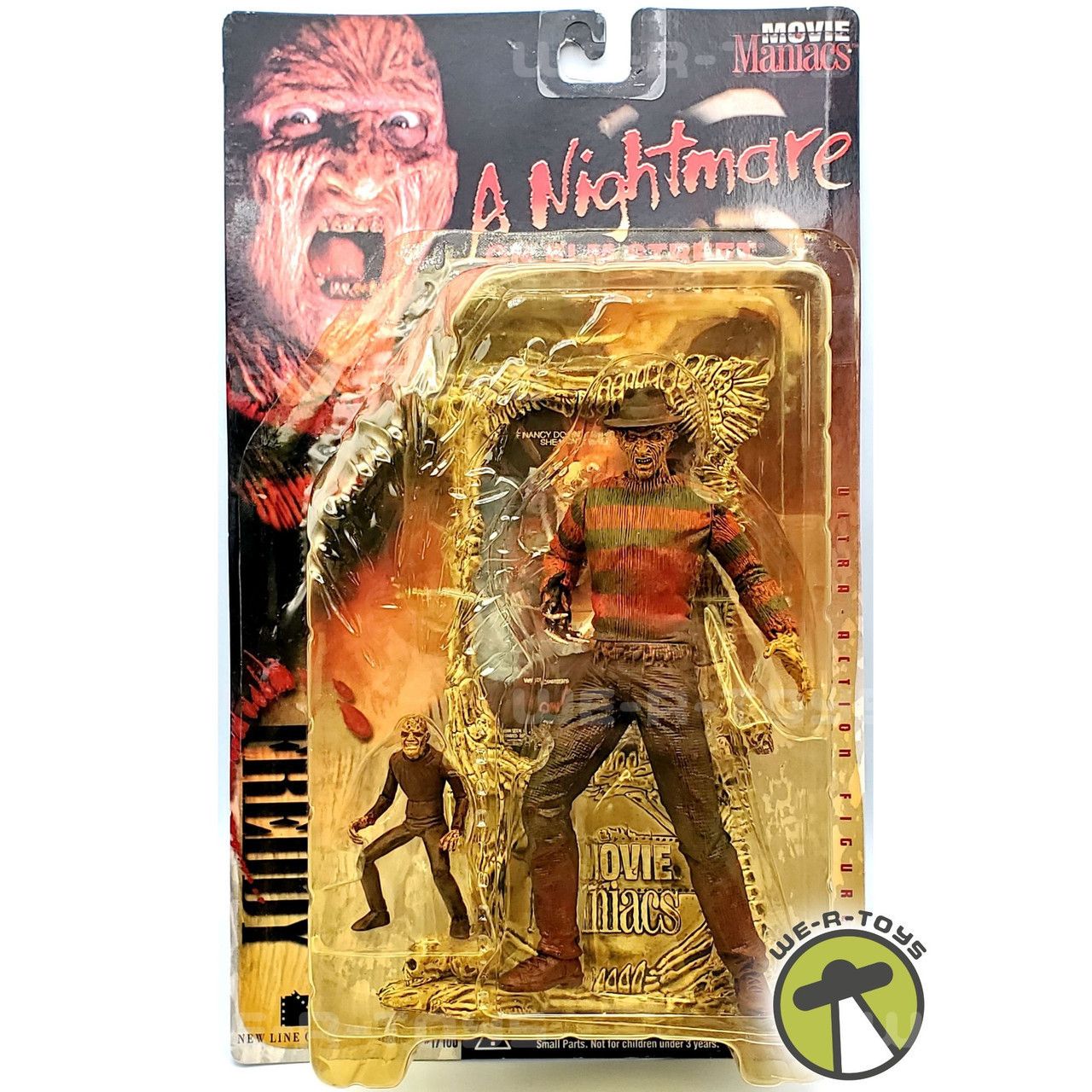 A nightmare on elm street freddy krueger movie maniacs action figure nrfb