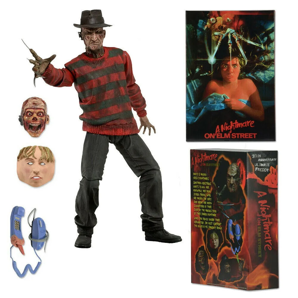 Neca freddy krueger th nightmare on elm street action figure model gift toy