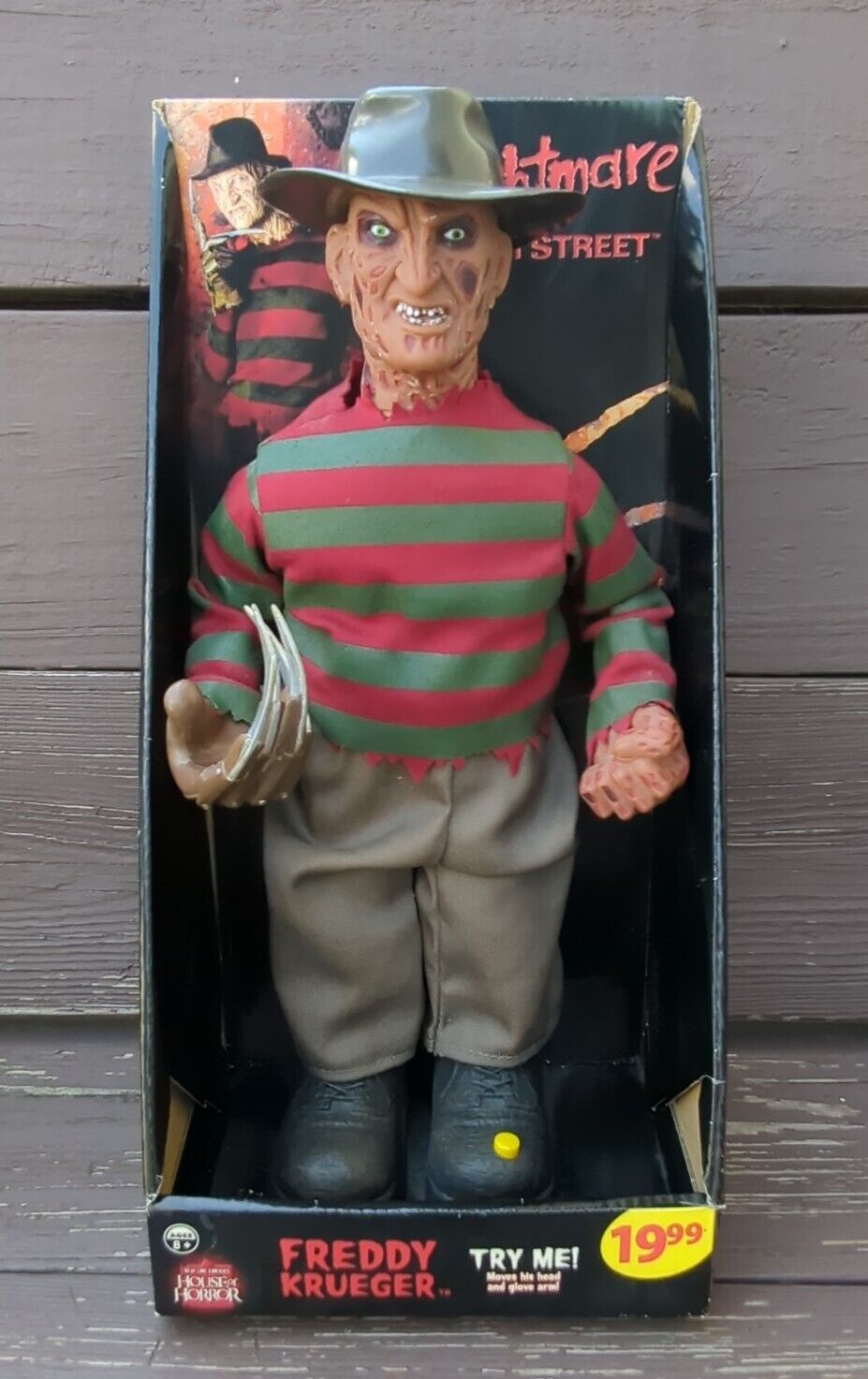 A nightmare on elm st freddy krueger inch doll rip horror line product for sale online