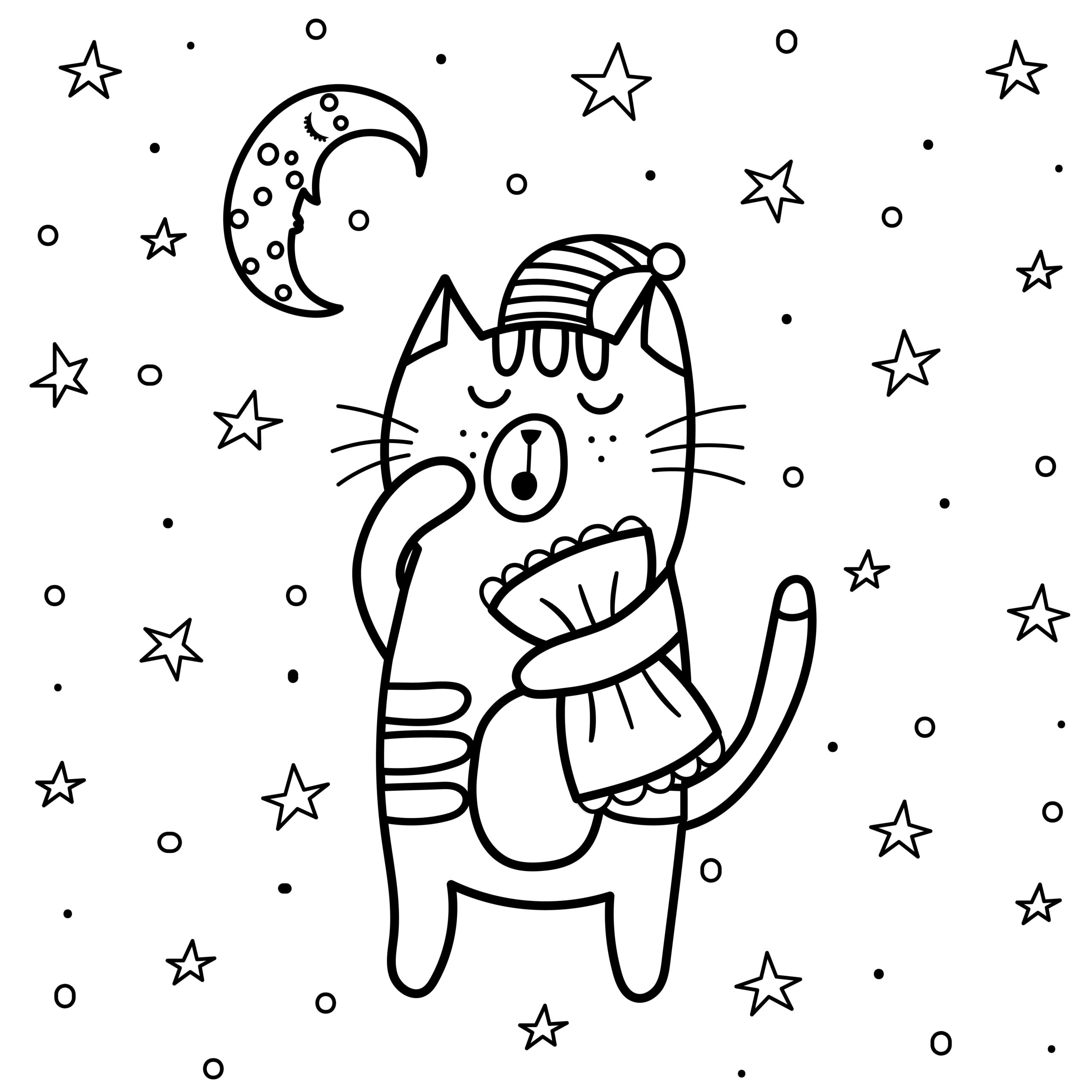 Printable moon coloring pages for kids add some color to that moon