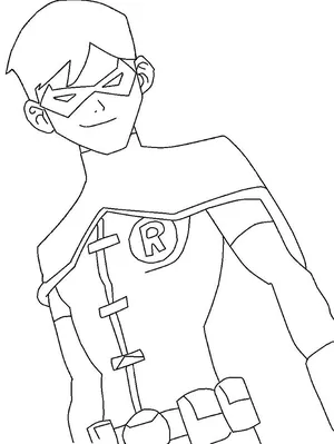 Nightwing coloring pages