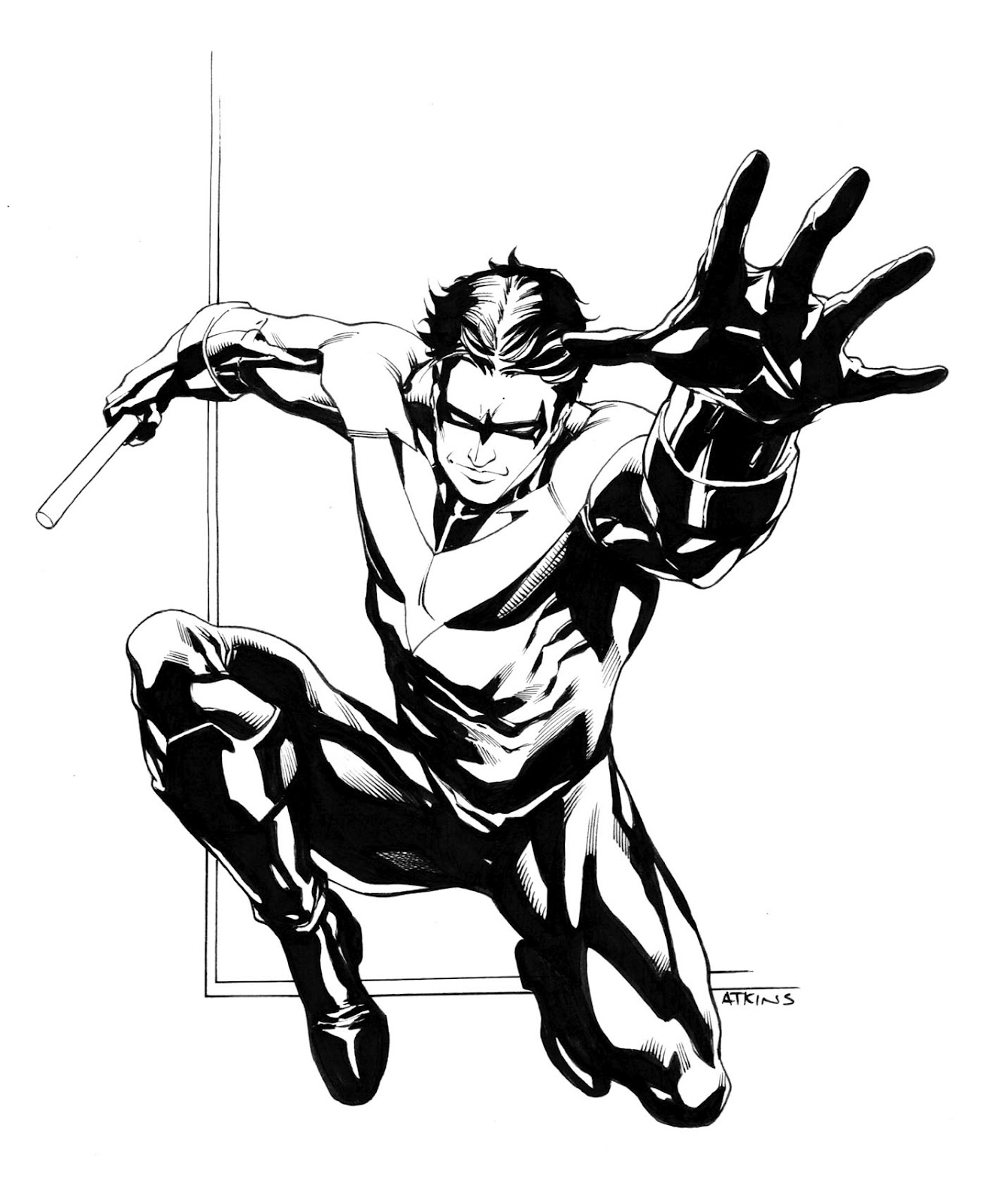 Robert atkins art nightwing