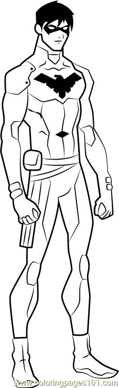 Nightwing nightwing coloring pages coloring pages for kids