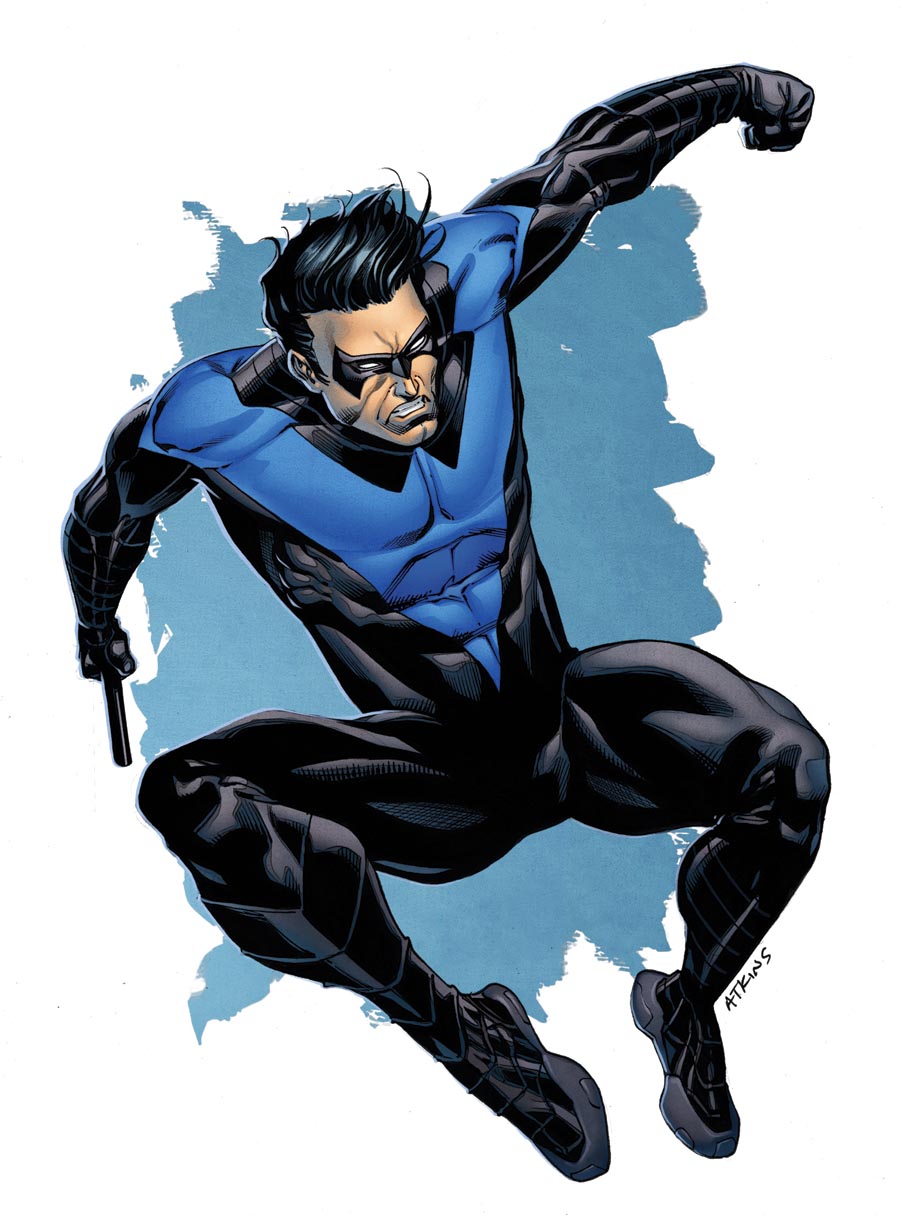 Robert atkins art nightwing colored