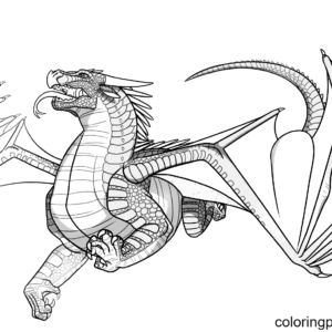 Wings of fire coloring pages printable for free download