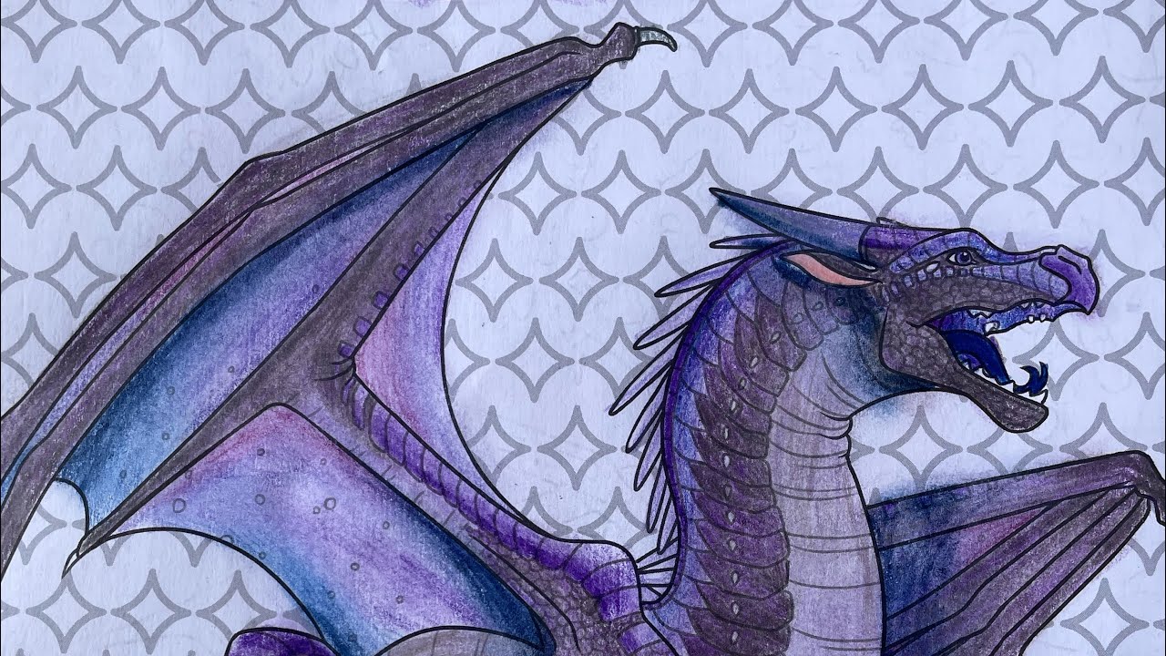 Wings of fire coloring book page two