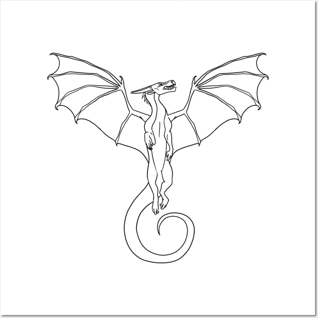 Wings of fire â nightwing â outline