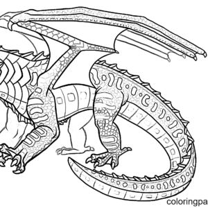 Wings of fire coloring pages printable for free download