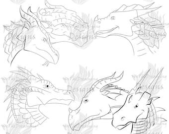 Wings of fire dragonets of destiny printable coloring page seawing sandwing mudwing rainwing nightwing download now