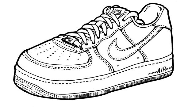 Nike air force one my drawing of nikes iconic af