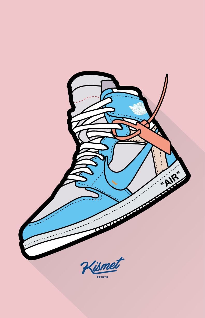 Cartoon nike shoes wallpapers