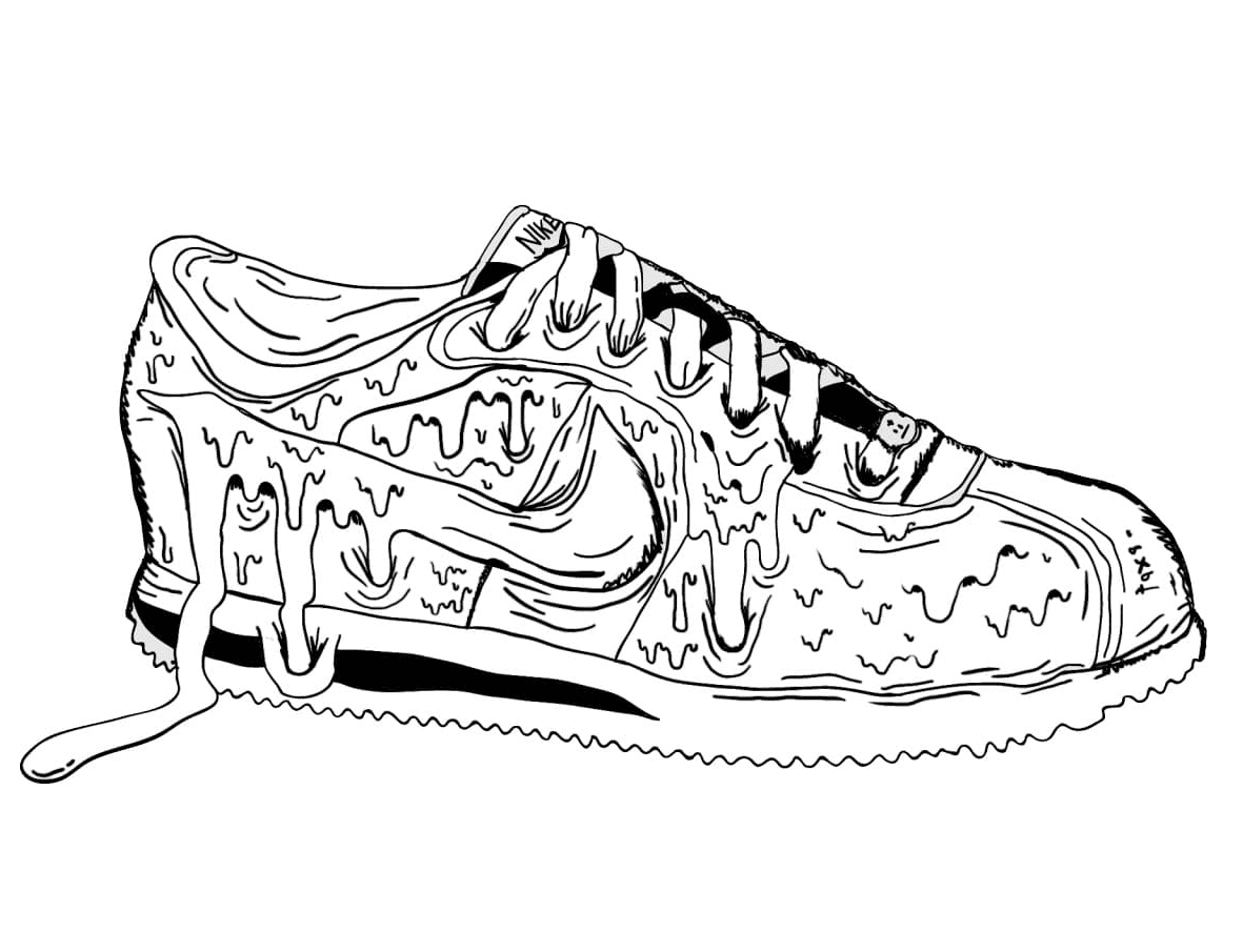 Nike coloring pages printable for free download