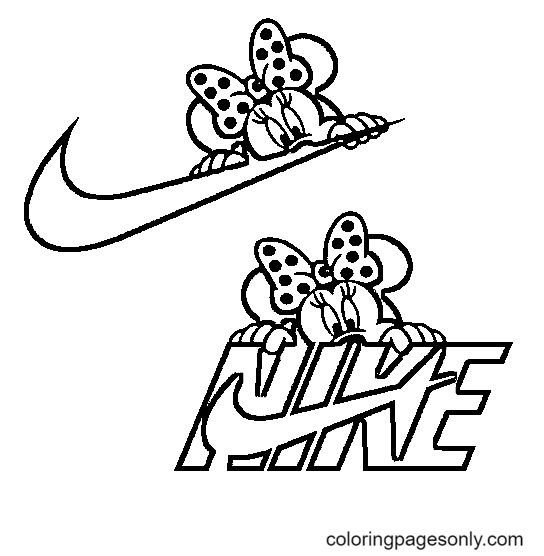 Nike coloring pages printable for free download