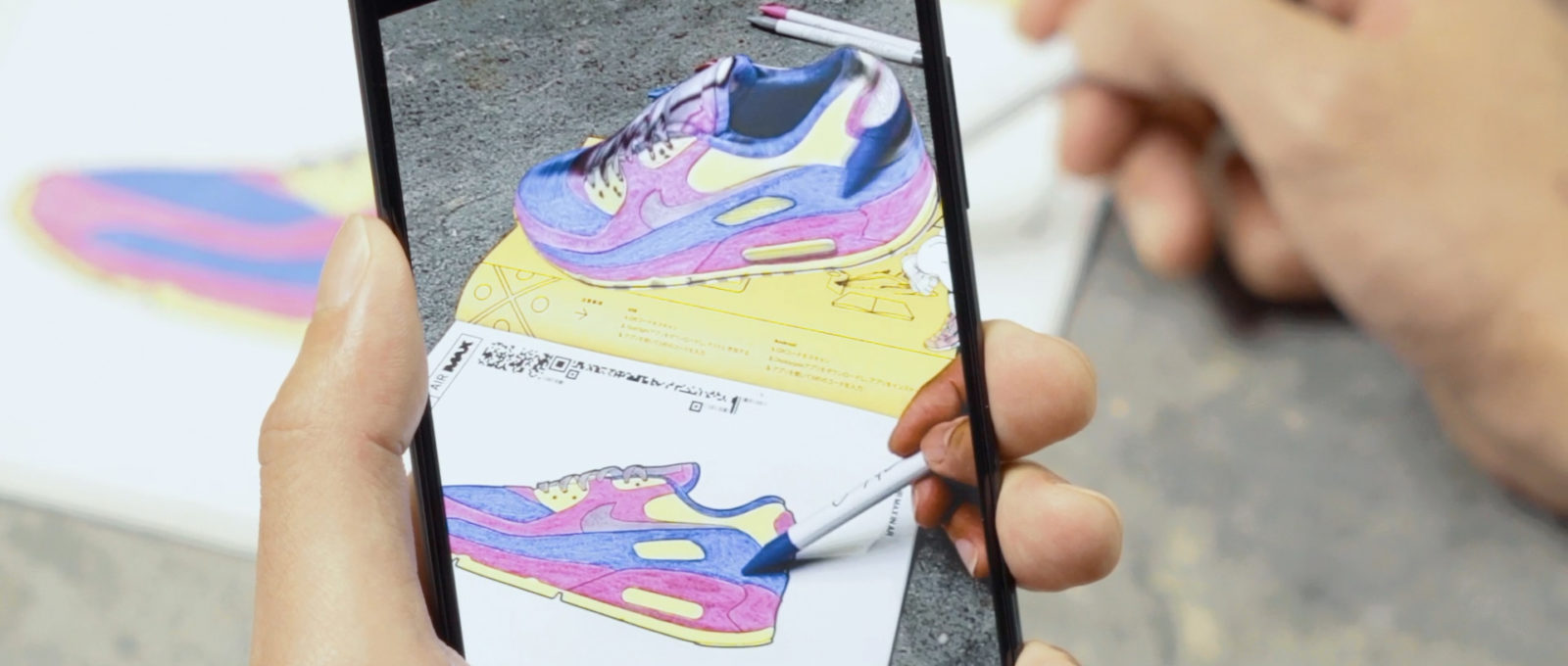 Nike coloring pages go digital in japan