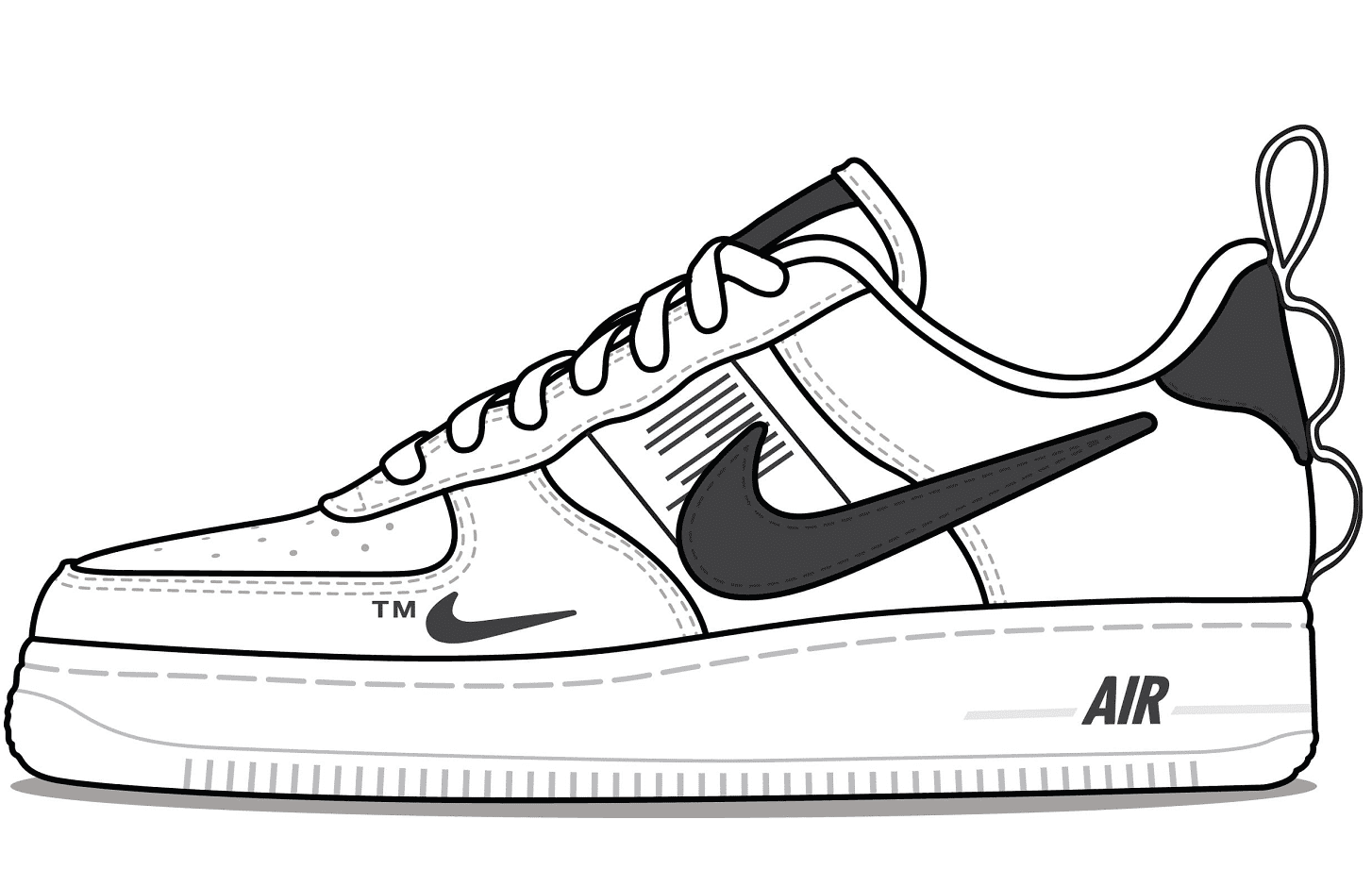 Nike coloring pages